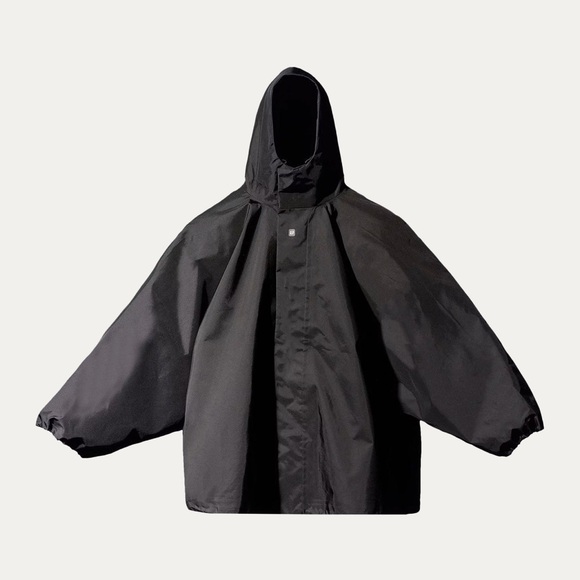 YEEZY GAP x Balenciaga T-Cut Parka Coat | True Black | Size M | NIB🔥 - Picture 1 of 2